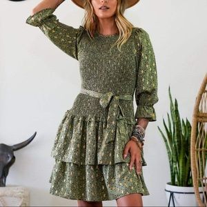 Ayana Mini Dress Olive